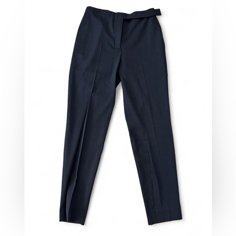 COS Black Wool-Blend High-Waisted Slim Tapered Trousers